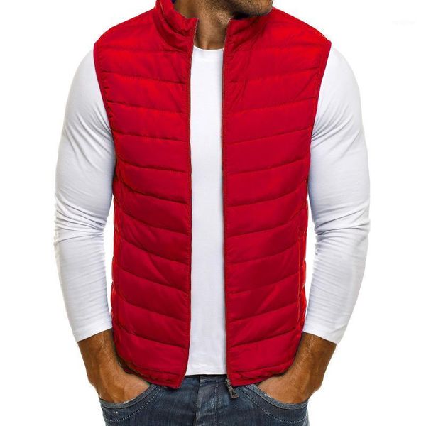

zogaa casual vest men autumn winter jackets thick vests man sleeveless coats male warm cotton-padded waistcoat men gilet veste1, Black;white