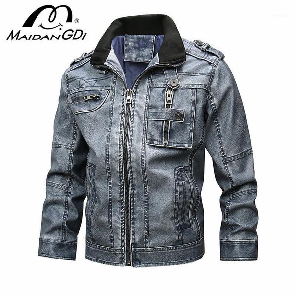 

men's jackets 2020 winter motorcycle denim jackets pilot bomber tactical jacket male autumn vintage coats1, Black
