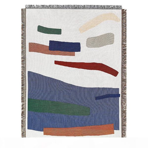

multi-function geometry throw sofa blanket table cloth tapestry blankets for sofa bed airplane travel bedroom piano cover decor