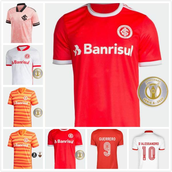 

20/21 футбол джерси бразилейро sc international d alessandro футбол джерси edenilson v.cuesta guerrero камиза internacional 2020, Black;yellow