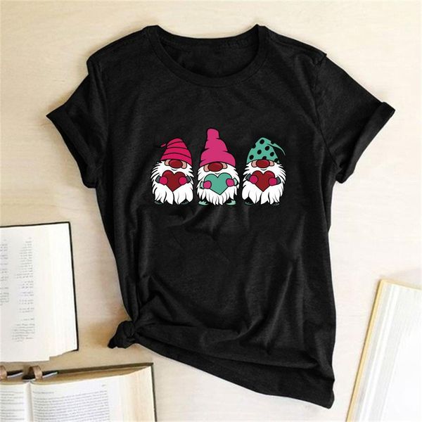 

three dwarfs pattern print t-shirts women cute shirts for teens tshirts cotton women graphic harajuku shirt kawaii camisetas, White