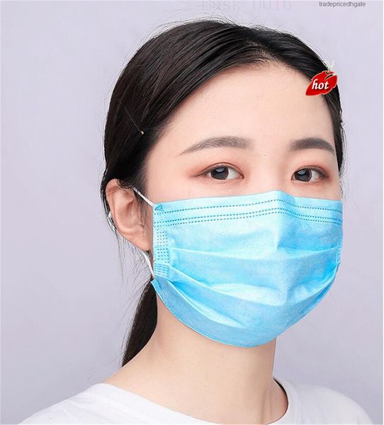 

face disposable breathable dustproof haze in stock 50pcs three layer non mask 06 4722 coi6