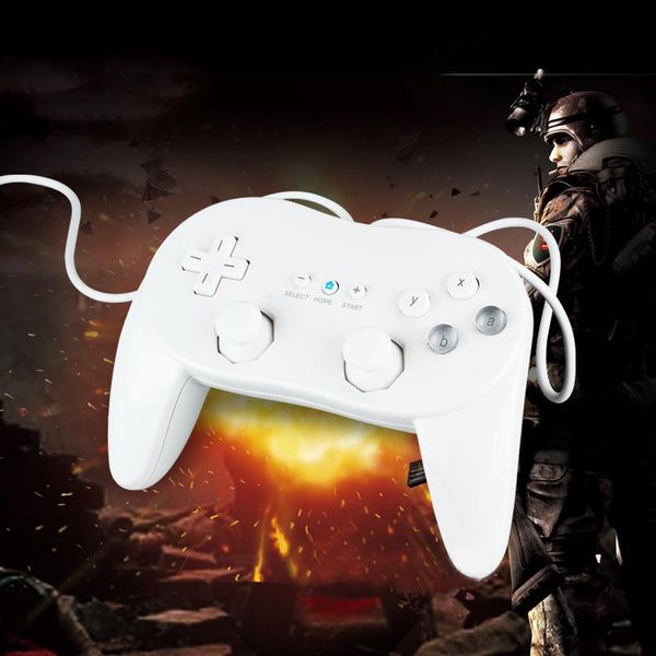 

new pro classic game controller pad console joypad for wii remote usa