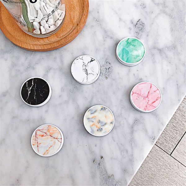 

marble foldable mobile grip bracket expanding stand phone finger ring holder phones for iphone xr xs 8 samsung