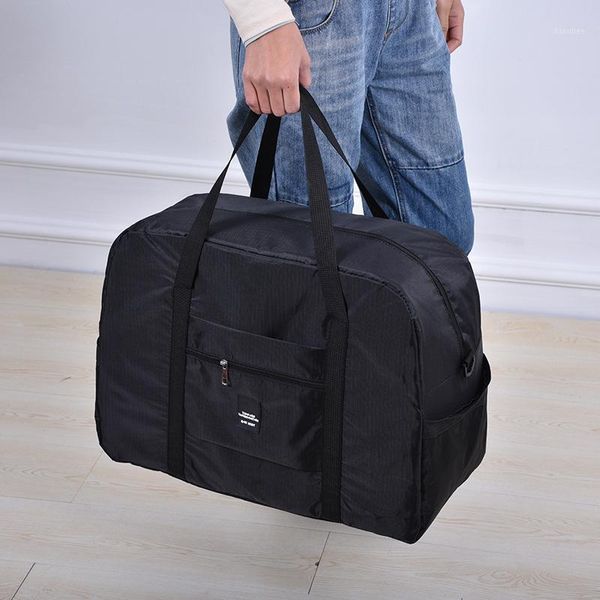 

portable travel bag large capacity clothes suitcase organizer women men weekend pouch waterproof luggage handbags accessories1