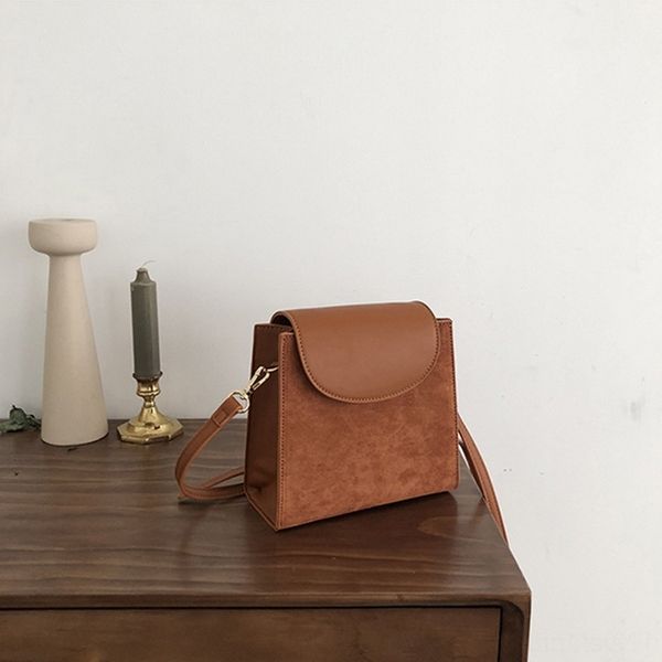 

mkthk girl 2020 vk1ku frosted baggate spring and autumn korean tide east saddle bag fashion one new shoulder messenger bag versatile shoulde