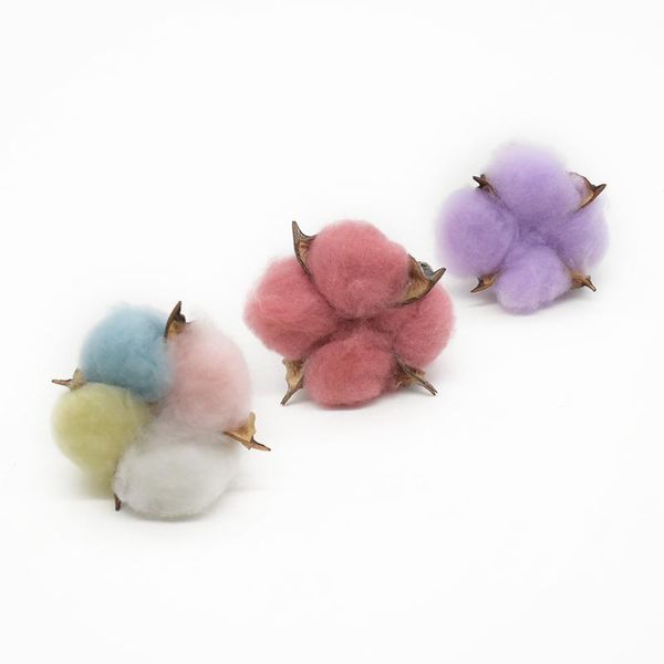 

5pcs artificial cotton fake plants for home decoration accessories diy christmas wedding holiday supplies naturally dried cotton wmtkhl