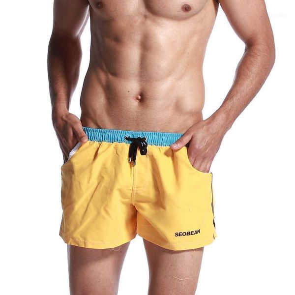 

seobean 2017 new shorts homme shorts breathable boxers fashion masculino11, White;black