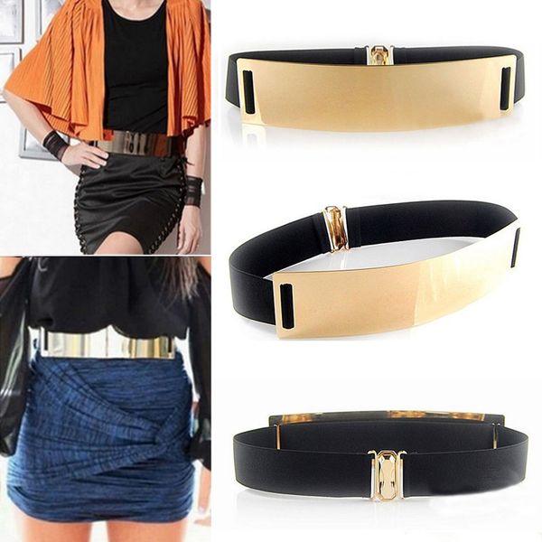 

5 colors fashion designer belts for lady gold silver brand femme classy elastic ceinture women's belt ladies apparel accessory, Black;brown
