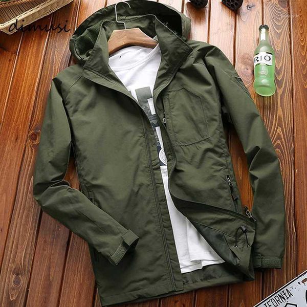 

autumn men's thin jacket male casual overcoat army tactics windbreaker jacket mens waterproof breathable hooded 6xl,ta2051, Black;brown