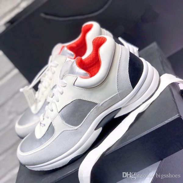 

2020 fashion designer casual shoes women mens daily lifestyle skateboarding shoe luxury trendy platform walking trainers 35-45 xy20040201, Black