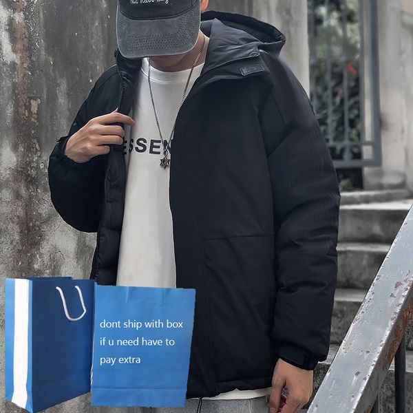 

parkas men down jacket 2020fw outerwear womens winter coats casual classic jackets mens asian size plus size, Black