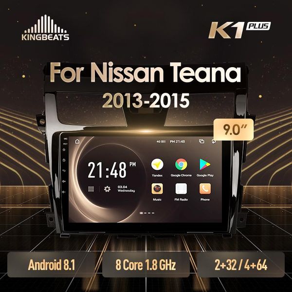 

kingbeats android 8.1 octa-core head unit 4g in dash car radio multimedia video player navigation gps for teana j33 2013 2014 car dvd