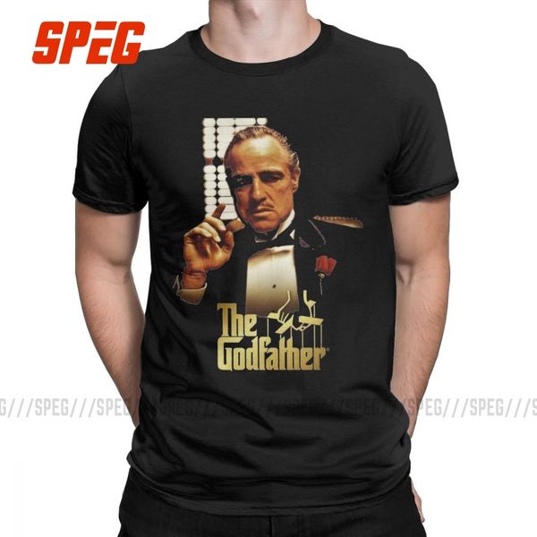 

fun the godfather t-shirt men o neck pure cotton t shirts short sleeve tees gift idea clothing for male sport hooded sweatshirt hoodie