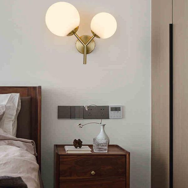 

wall lamp nordice bedroom light rope aisle corridor bedside monkey