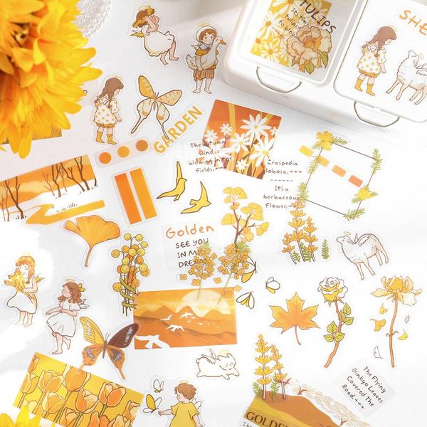 

20 шт. лот золотые сельские наклейки для автомобильного багажа чемодан декор игрушки для детей компьютерная ноутбука скрапбукинг материал wm