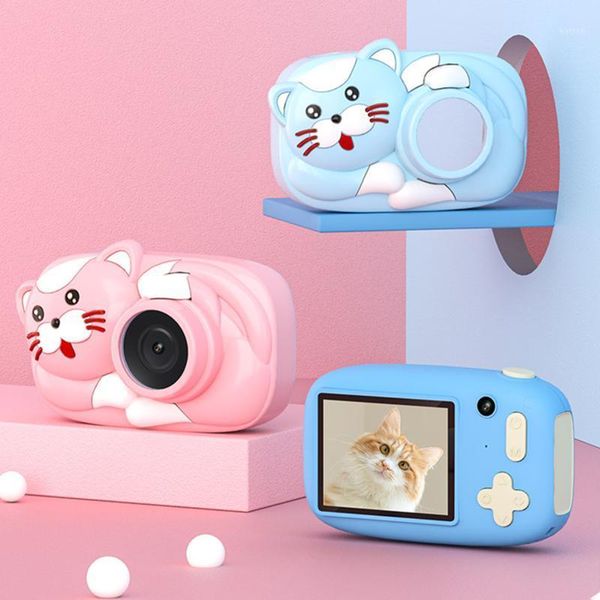 

digital cameras docooler 1080p kids camera hd 2.4inch cute cartoon toys children birthday gift 2600w child toys1