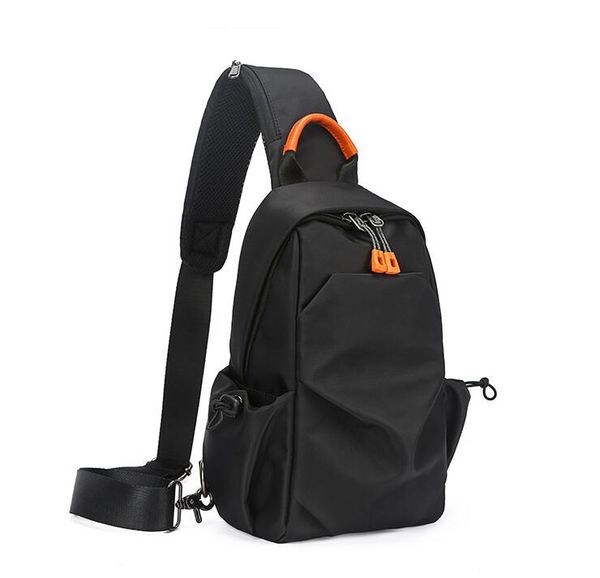 

man chest bags casual gentlaman shoulder bags plain large capacity boy travel bag fashion trip handbag