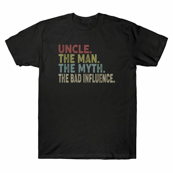 

uncle the the myth the bad influence legend vintage stranger things design new cool short sleeve casual hooded sweatshirt hoodie men t shirt