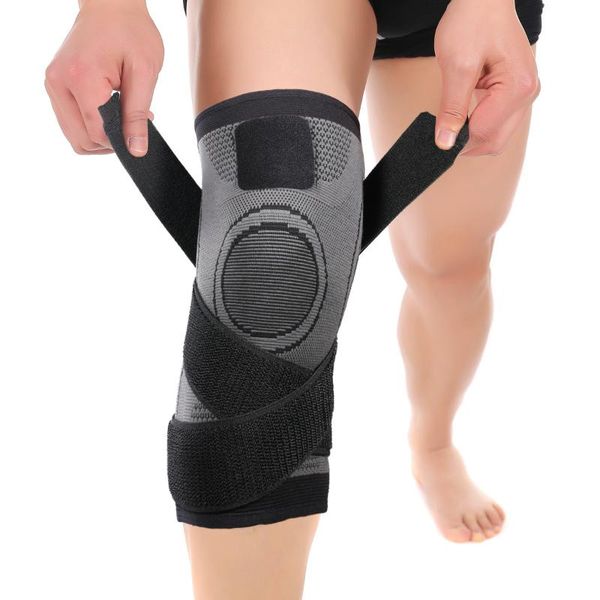 

elbow & knee pads 1pcs brace, compression sleeve support for men and women, running, hiking, arthritis, acl, meniscus tear, sports, Black;gray