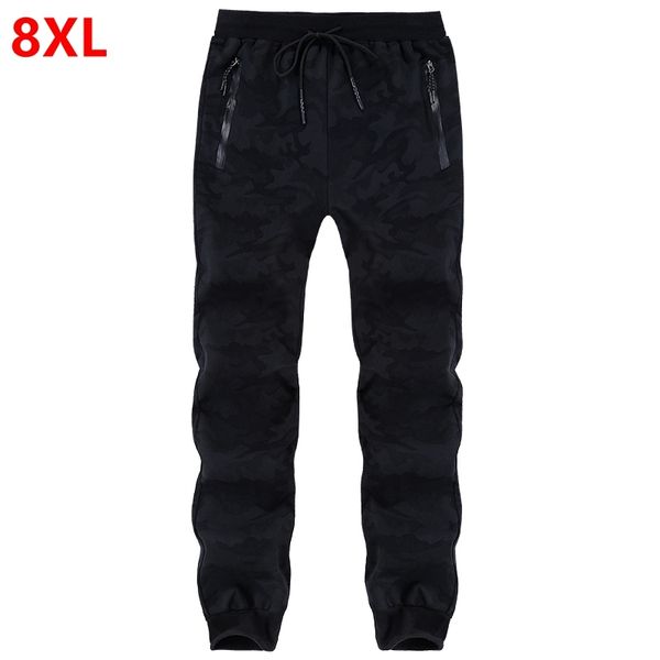 

fall new men plus size fertilizer casual pants big size tide stretch waist big men black pants