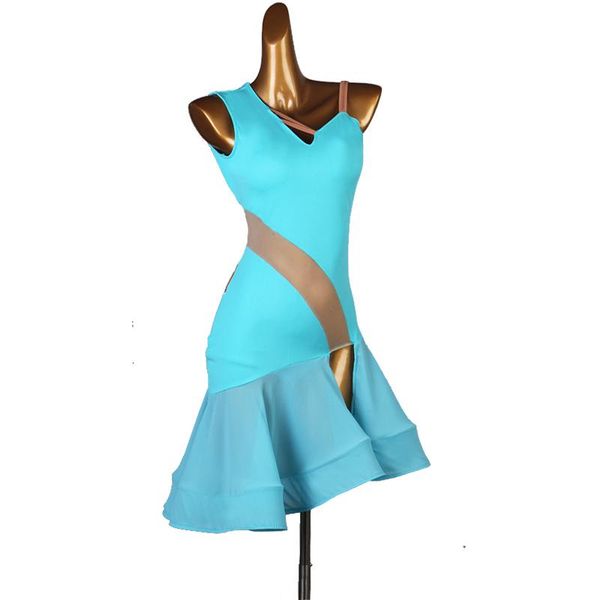 

latin competition dance skirt women 2020 new professional samba latin dancing custome sky blus rumba dress, Black;red