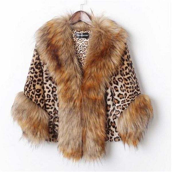 

women's fur & faux leopard coats women thickening raccoon collar short furry jacket female three quarter winter a5008, Black