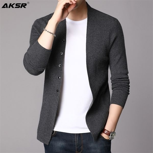 

men's cardigan sweaters plus size warm men clothes oversized cashmere cardigan coats casual thin cardigan sweater for men 201105, White;black