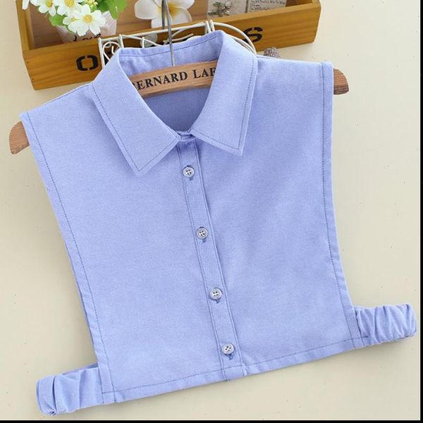 

cotton oxford spinner neck collar dickey shirt cotton fake false shirt office lady sweater collier femme fake collar white