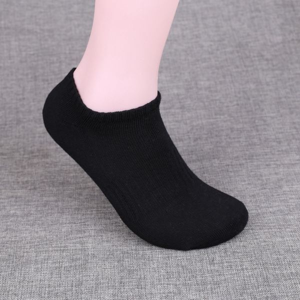 

by4rk towel bottom cotton deodorantsocks men's sports casual socks breathable towel cotton socks outdoor socksspring gido9, Black