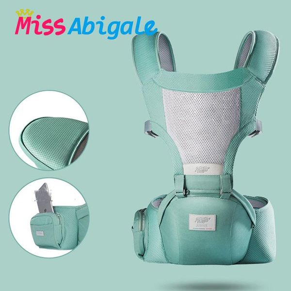 

ergonomic baby carrier infant baby hipseat waist carrier front facing ergonomic kangaroo sling for travel 0-36m