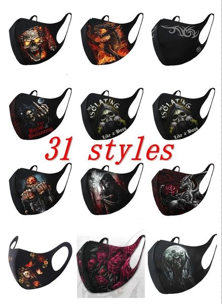 

factory 31 styles halloween 3d painting pumpkin grimace cotton face reusable protective washable mask fy9185 1 pnzvz