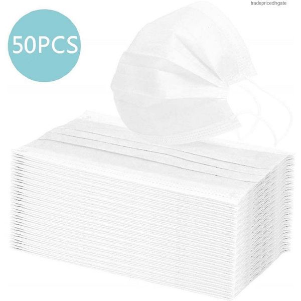 

face mouth anti-dust 10/50/100pcs black nonwoven usa disposable mask pm 2.5 earloop activated new 67f4c