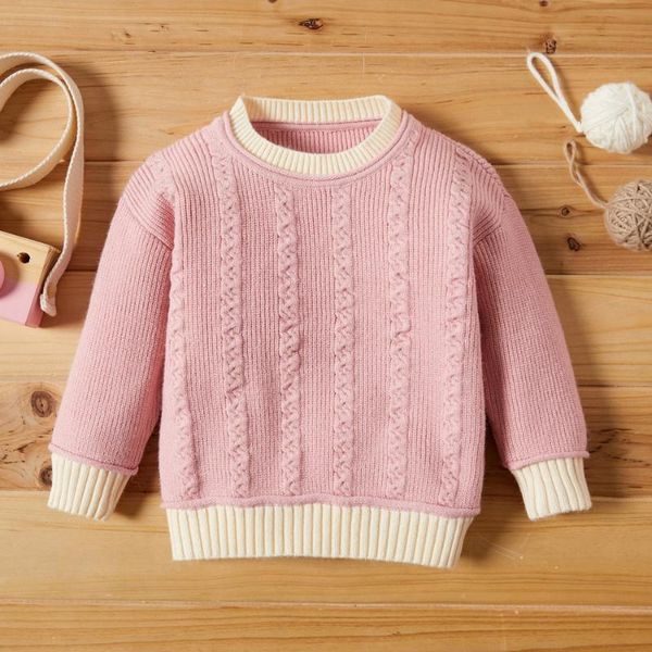 

pullover patpat baby girl casual sweaters knitted cotton fashion long sleeve infant clothing outfits for, Blue