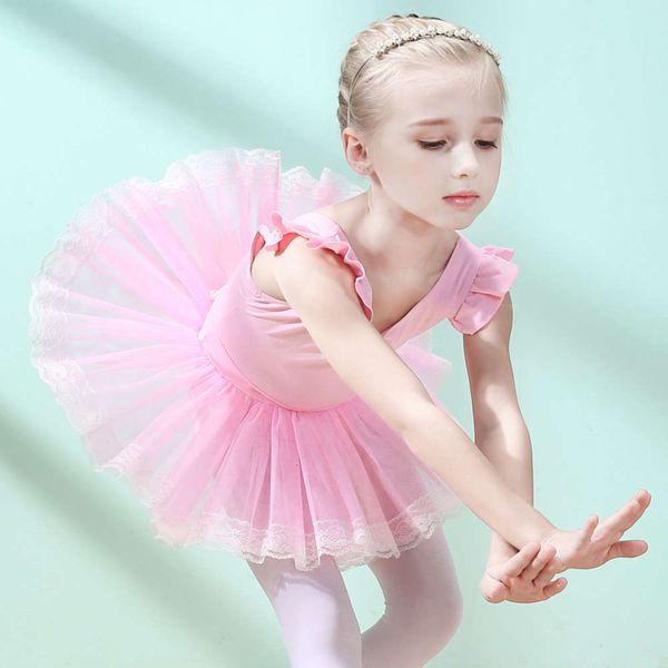 

drs dance summer skirt girls' training children's ballet, Blue