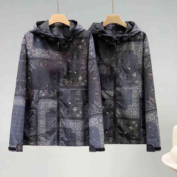 

vintage t new cashew nut full print couple heavy front coat fashion commuting 030210 clothing sale, Black