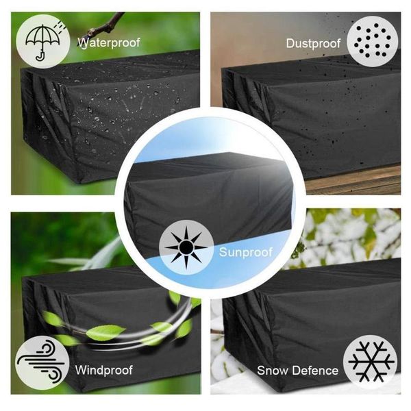 

oxford cloth furniture dustproof cover for rattan table cube chair sofa waterproof rain garden outdoor patio protective case