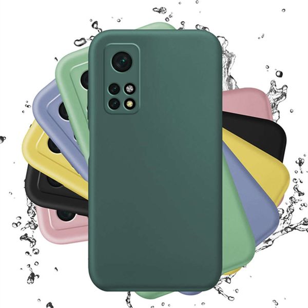 

liquid case cover original silicone protective phone bumper for xiaomi mi 10t