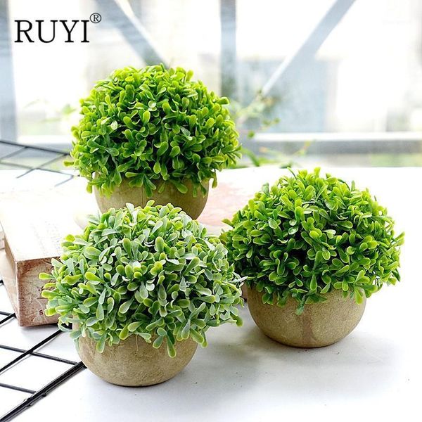 

ins small round bonsai cliff rock grass selaginella leaf artificial green plant small bonsai home decoration wedding decoration1