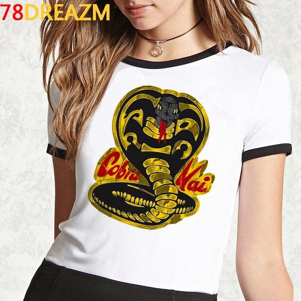 

mens karate t shirt kawaii cartoon cobra kai graphic tees men summer cobra t-shirt funny fashion tshirt male bbyqso
