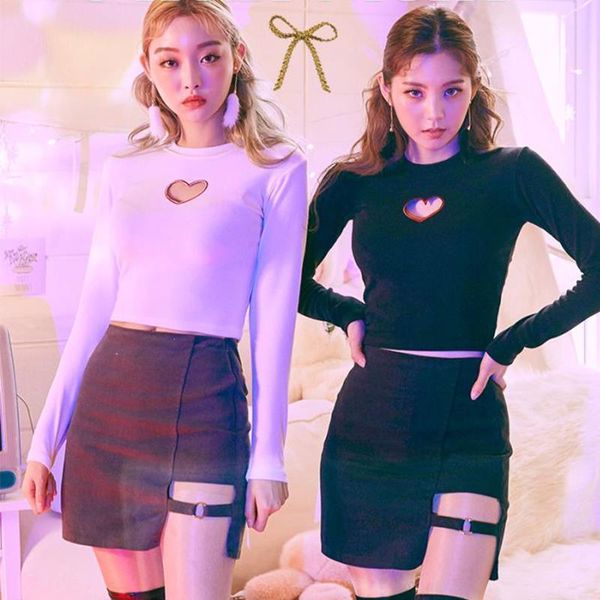 

harajuku black body slim solid color irregular half-length micro lap skirt summer fashion harajuku skirt korean version