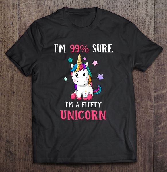 

i'm 99% уверен, что я пушистая unicorn футболка спортивного толстовка с капюшоном толстовка