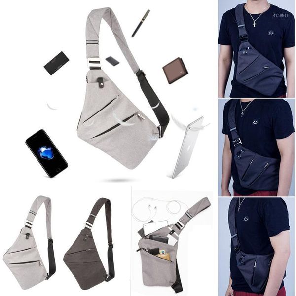 

waist bags 2021 fashion men's boys sling with usb charging chest man pack crossbody shoulder bags1
