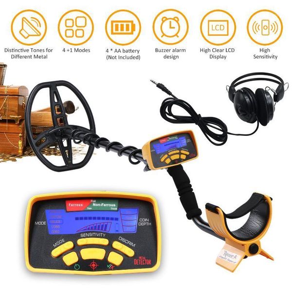 

metal detectors md6350 professional detector underground finder inductor gold treasure seeker depth detector1