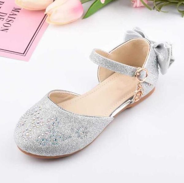

new girls crystal shoes princess low heeled dance shoes party rhinestone leather shoes children toddler baby dress 02 wmtoqw xhlove, Black