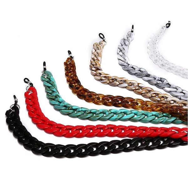 

1pcs fashion acrylic reading glasses hanging neck chain sunglasses chain lanyard glasses chain eyeglasses stra jlljmy