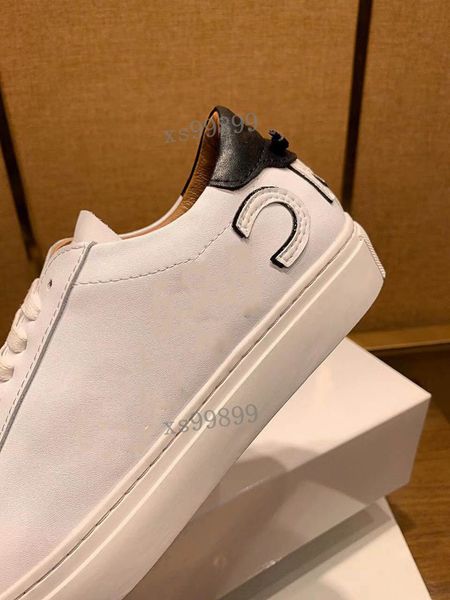 

2021 new mens womens leather casual shoes fashion white leather shoes flat outdoors daily dress party shoes, Black