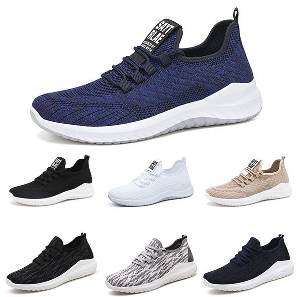 

2021 new fashion men sneakers mesh outdoor shoes lace-up mens lightweight vulcanize whhite black walking shoes zapatillas hombre