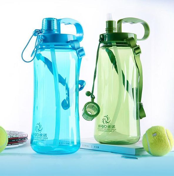 

1500ml/2000ml sports water bottles with straw gym fitness kettle outdoor camp picnic bicycle cycling sport bottles eco-friendly1