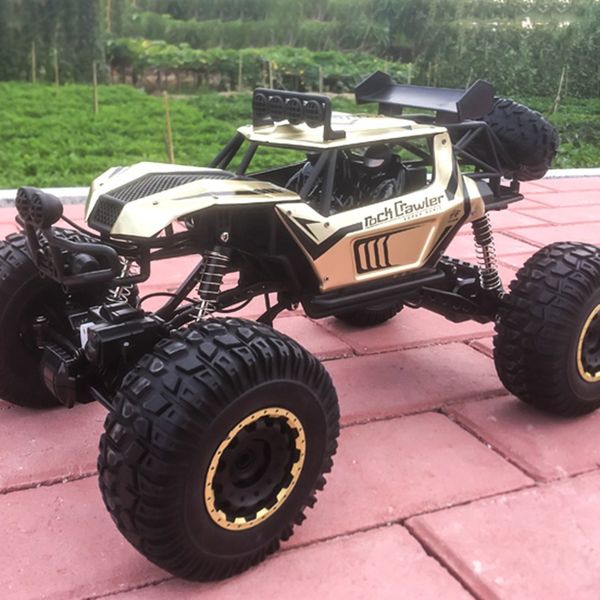 

1:8 Super Large Alloy Body RC Car 4WD Scale 2.4G Remote Control Off Road Vehicle Climbing RC Buggy Children's toy car gift Model